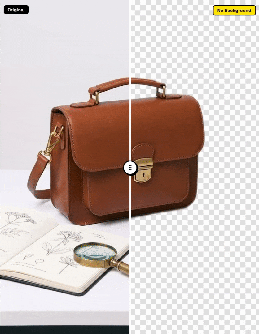 AI抠图示例4 - object图片处理效果对比动画